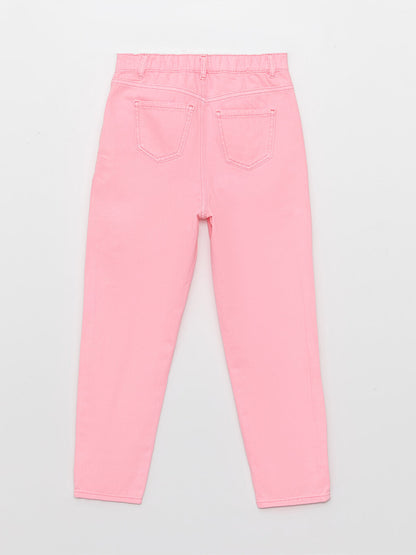 Basic Gabardine Girl's Trousers