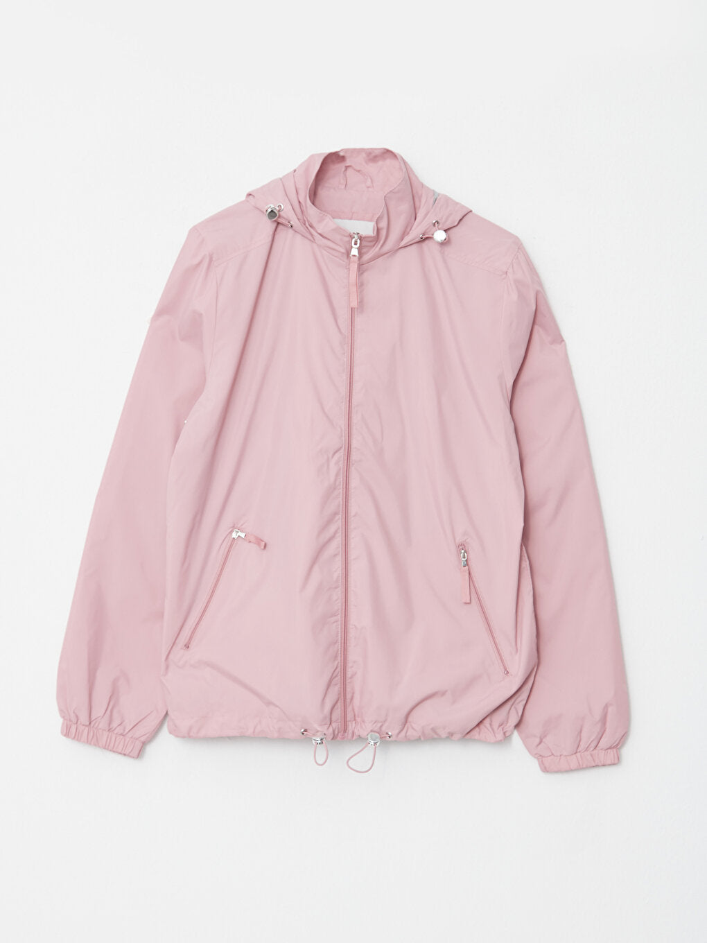 Women's Hooded Plain Raincoat