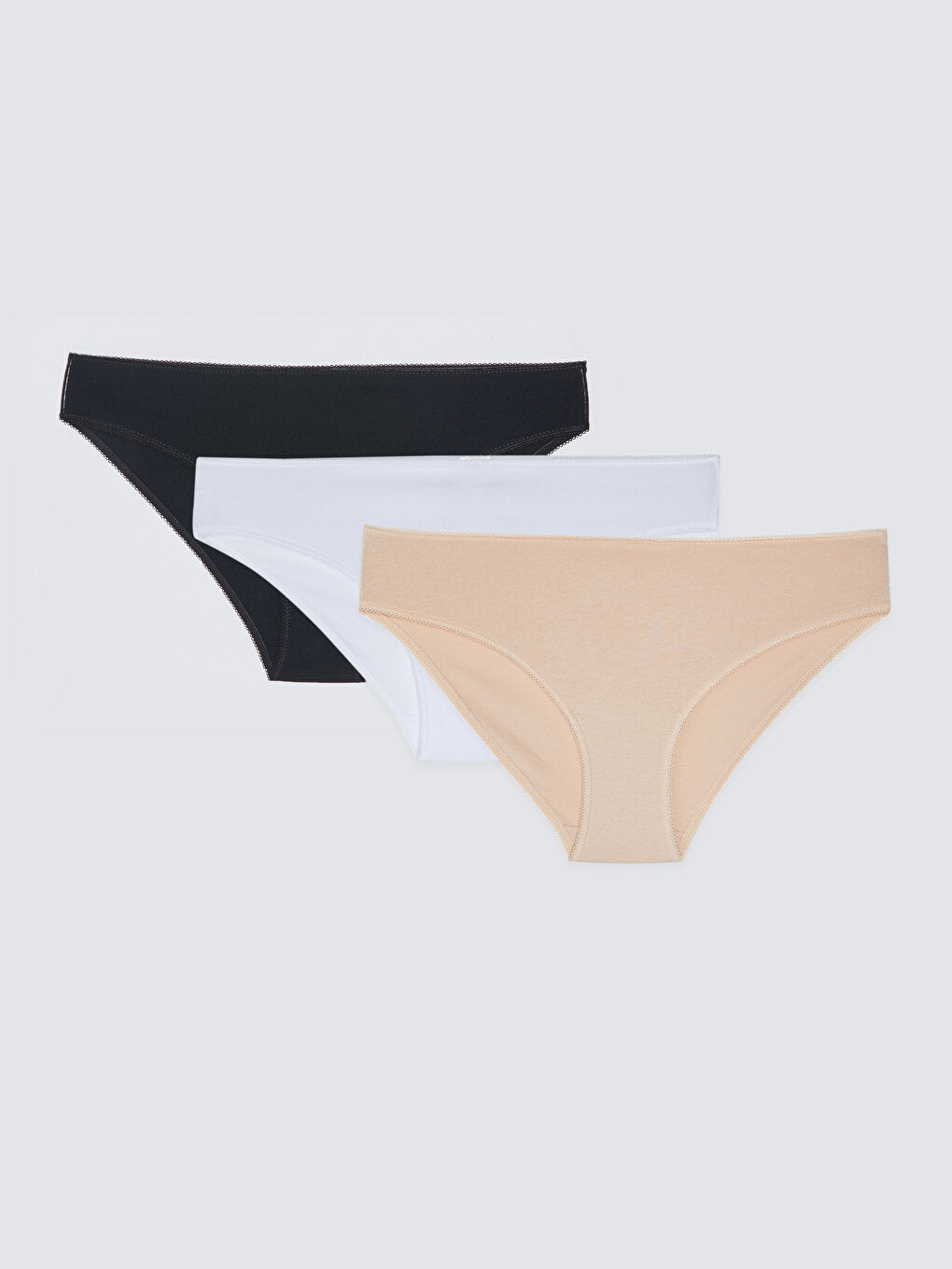 Plain Bikini Panties 3 Pack