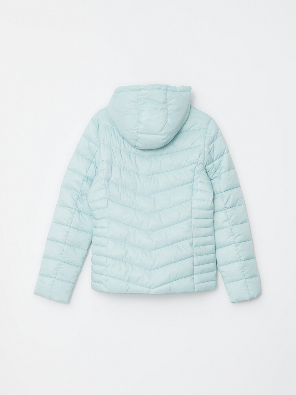 Women's Hooded Plain Puffer Coat