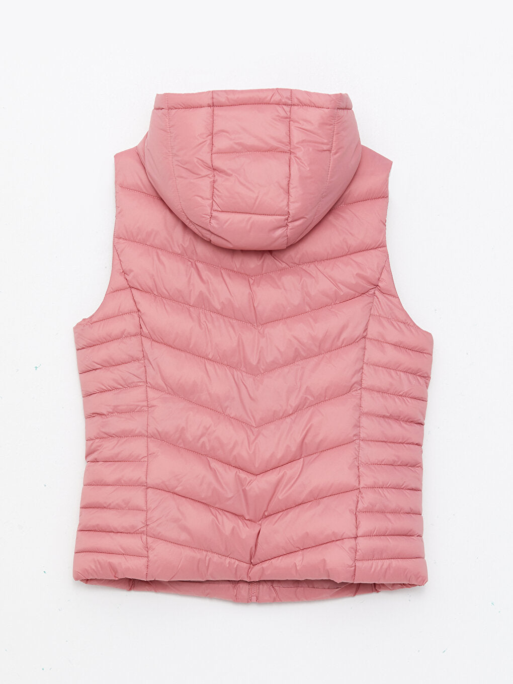 Women's Hooded Plain Puffer Vest