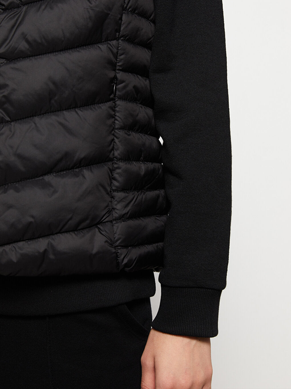 Women's Hooded Plain Puffer Vest