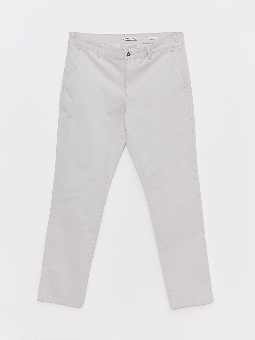 Slim Fit Gabardine Men's Chino Trousers