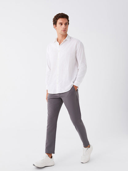 Slim Fit Men's Chino Trousers