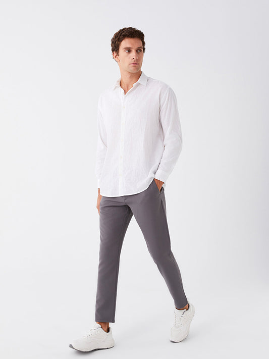 Slim Fit Men's Chino Trousers