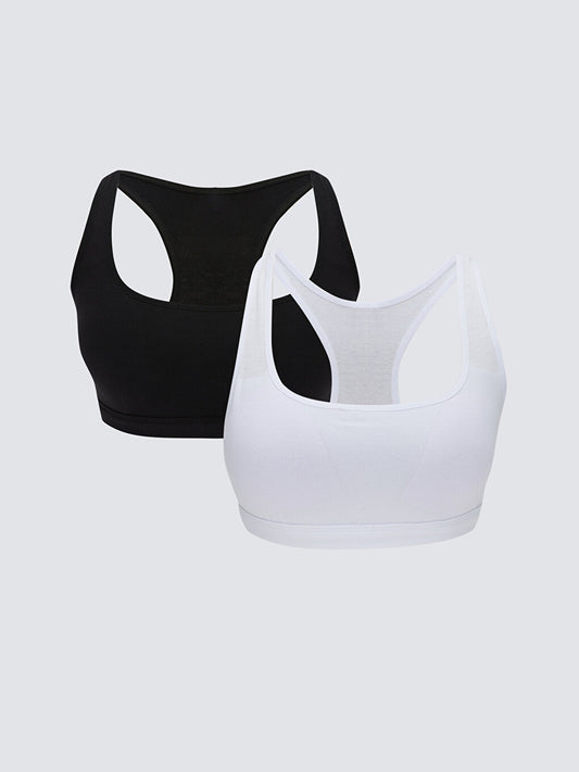 Non-wired Padded Plain Bustier 2 Pack