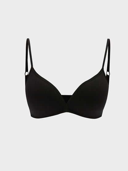 Non-wireless Padding Plain First Bra