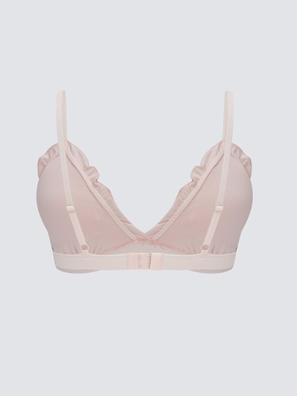 Non-wired, unpadded plain bra