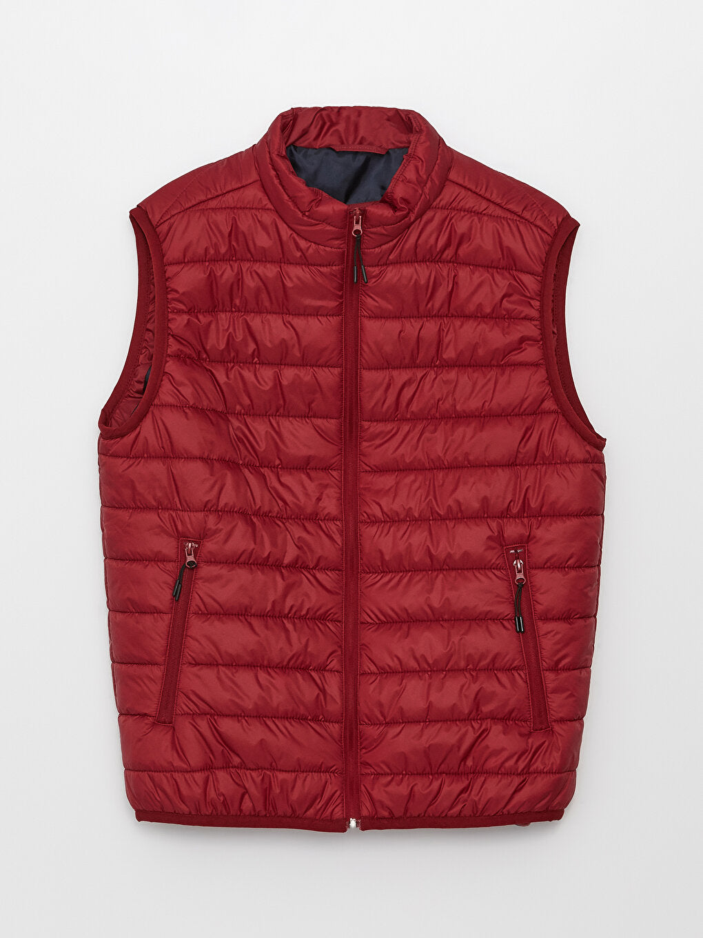 Standard Mold Stand Collar Men's Puffer Vest