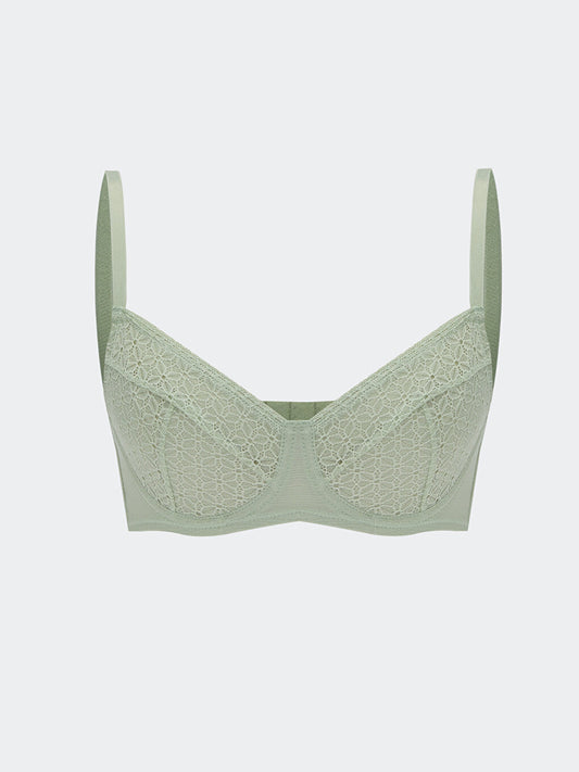 Lace Underwire Unpadded T-Shirt Bra