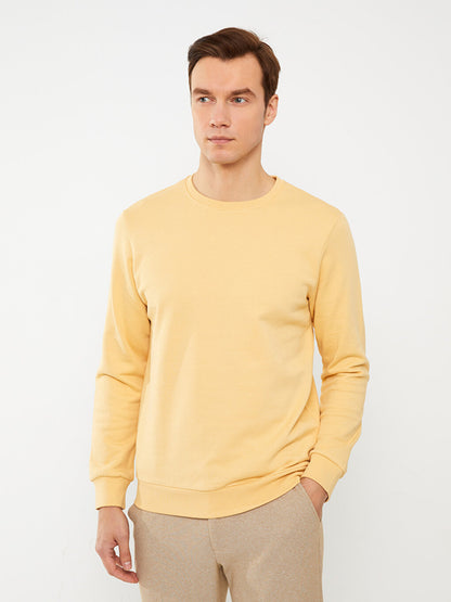 Crew Neck Long Sleeve Men's Sweatshirt