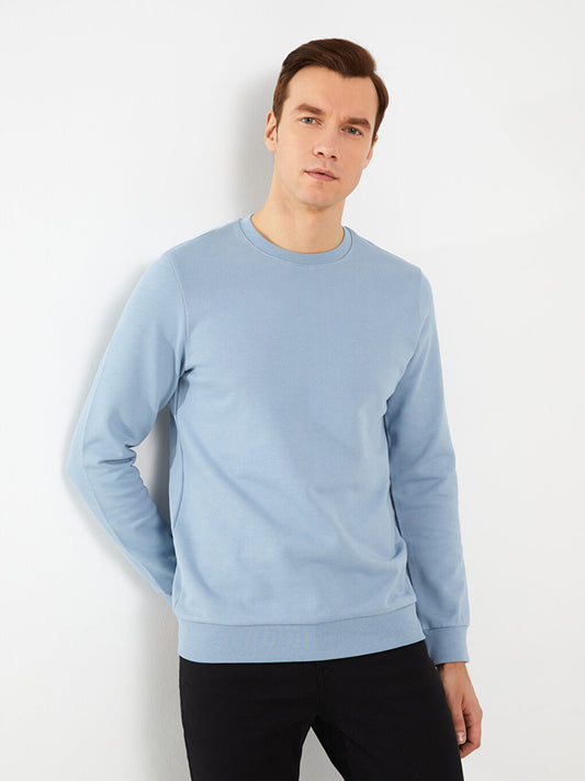 Crew Neck Long Sleeve Men's Sweatshirt