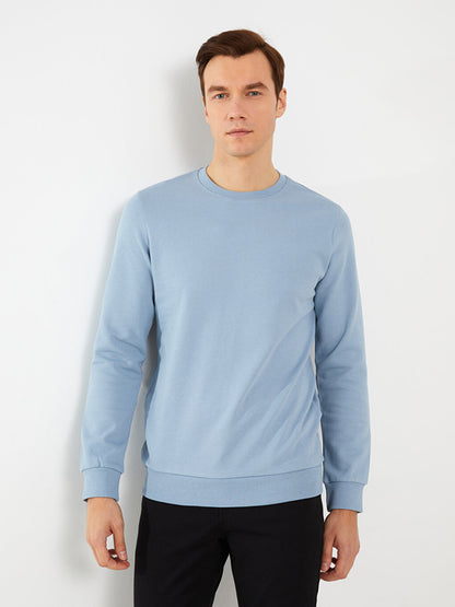 Crew Neck Long Sleeve Men's Sweatshirt