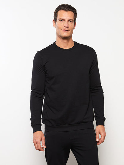 Crew Neck Long Sleeve Men's Sweatshirt