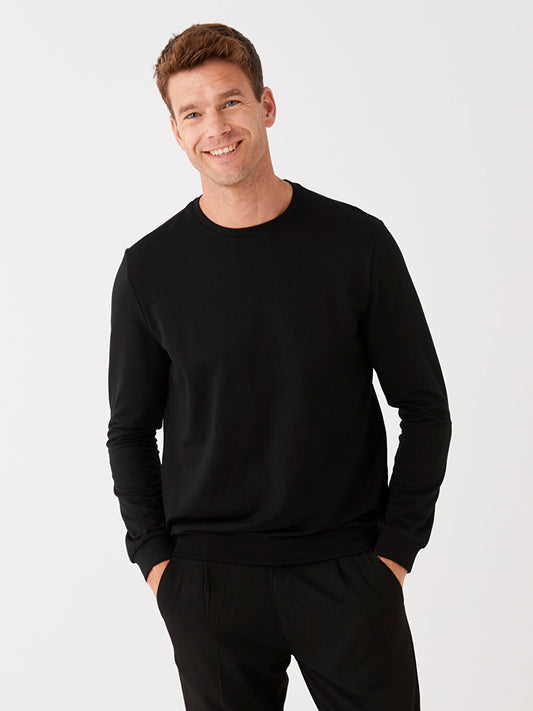 Crew Neck Long Sleeve Men's Sweatshirt