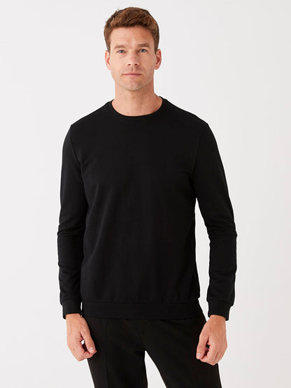 Crew Neck Long Sleeve Men's Sweatshirt