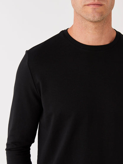 Crew Neck Long Sleeve Men's Sweatshirt