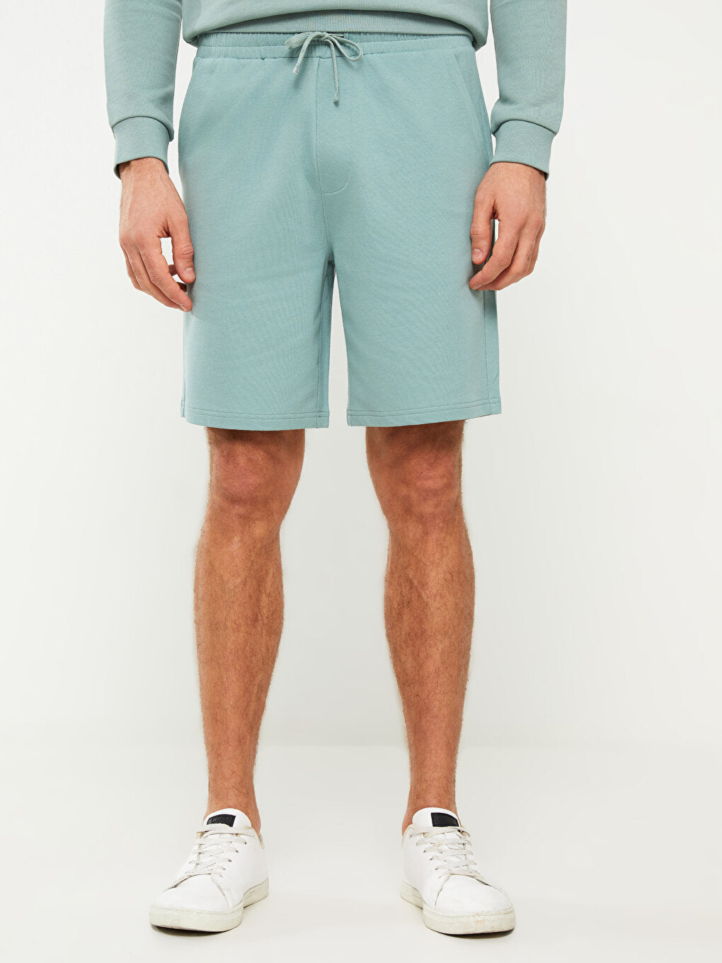 Slim Fit Knitted Men's Shorts