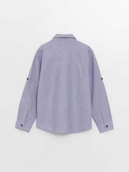 Basic Long Sleeve Boy's Shirt