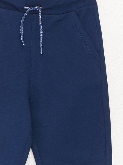 Basic Boy's Jogger Sweatpants with Elastic Waist