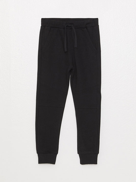 Basic Boy's Jogger Sweatpants with Elastic Waist