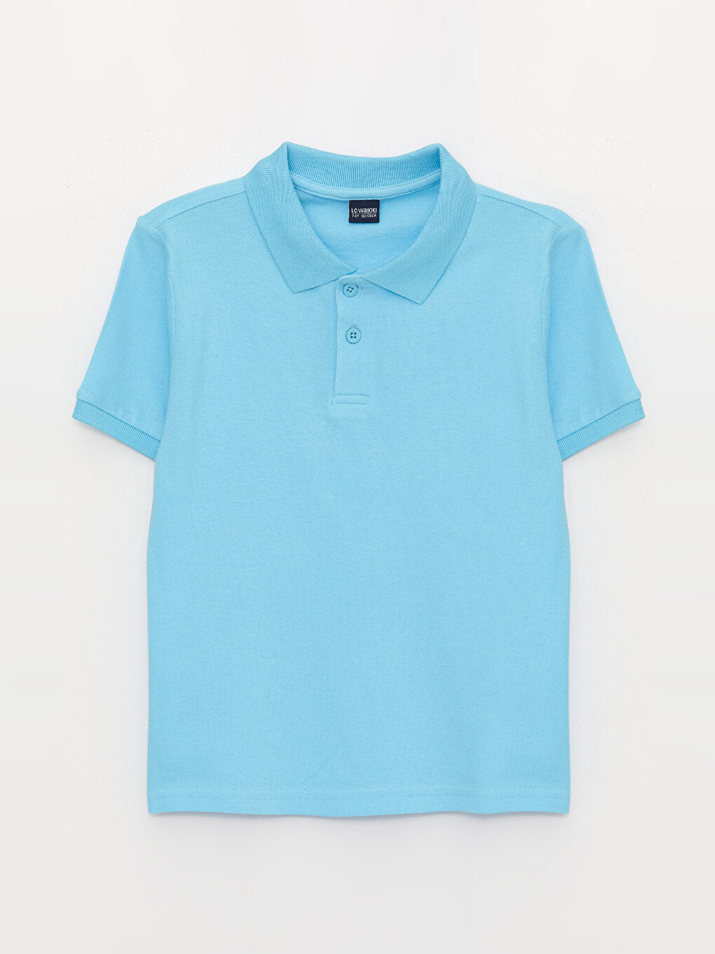 Polo Neck Basic Short Sleeve Boy's T-Shirt