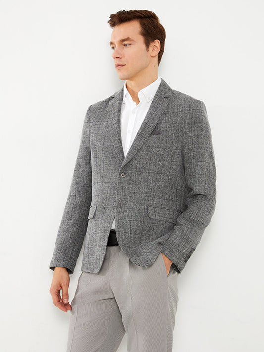 Standard Fit Men's Blazer Jacket