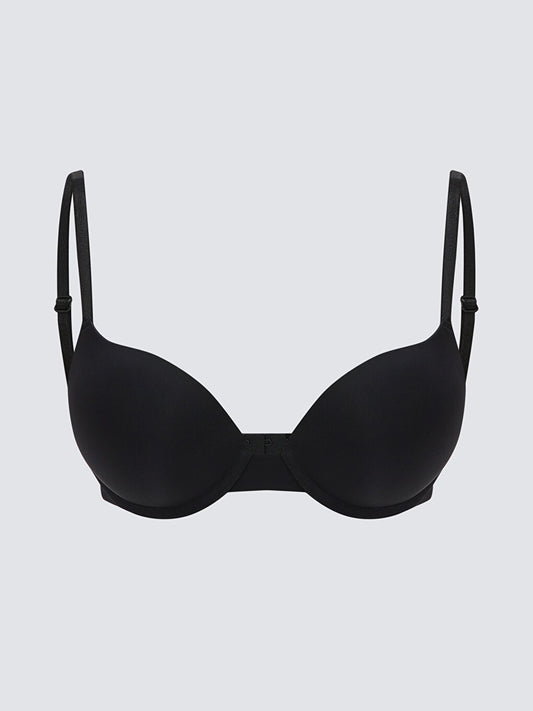 Underwire Padded Plain T-Shirt Bra