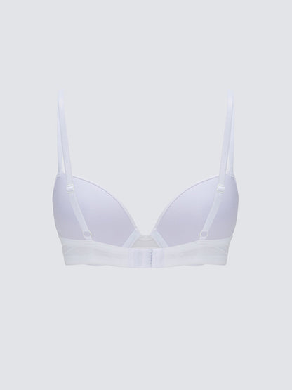 Underwire Unpadded Plain T-Shirt Bra