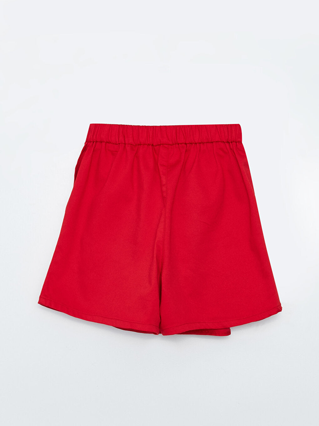 Basic Ruffle Detailed Girl's Shorts Skirt