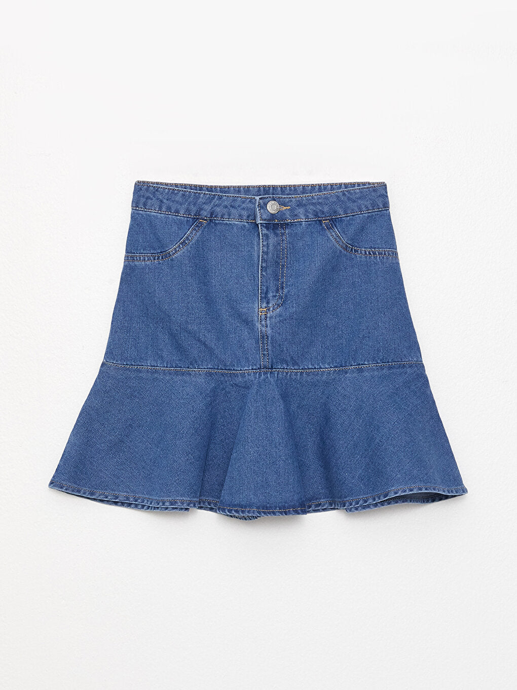 Basic Girl's Jean Skirt