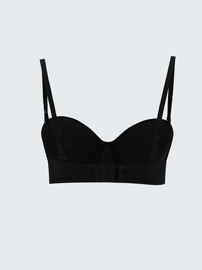 Underwire Unpadded Plain Strapless Bra