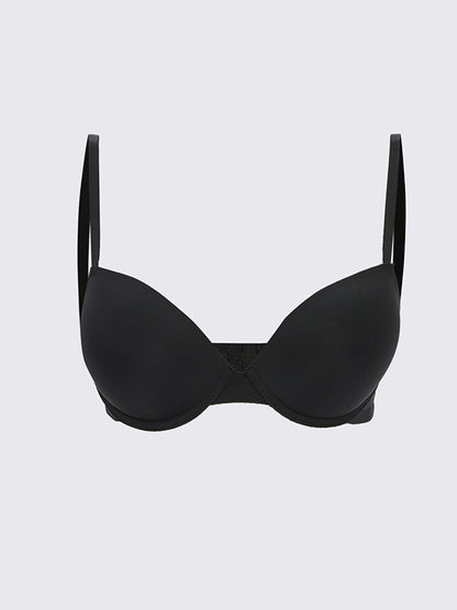 Underwire Half Padded Plain T-Shirt Bra