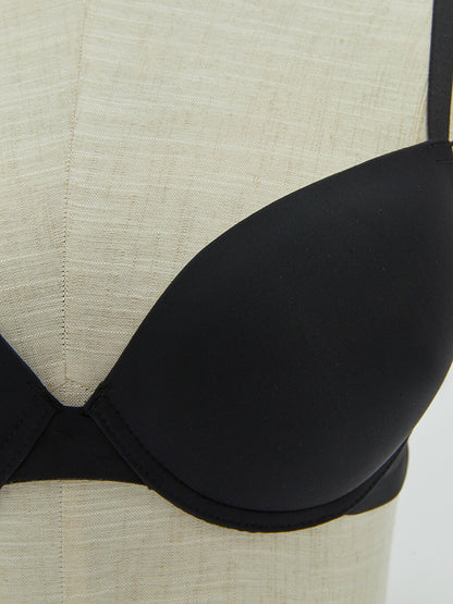 Underwire Half Padded Plain T-Shirt Bra