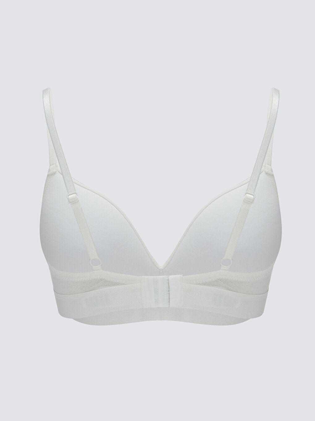 Non-wired, unpadded plain bra