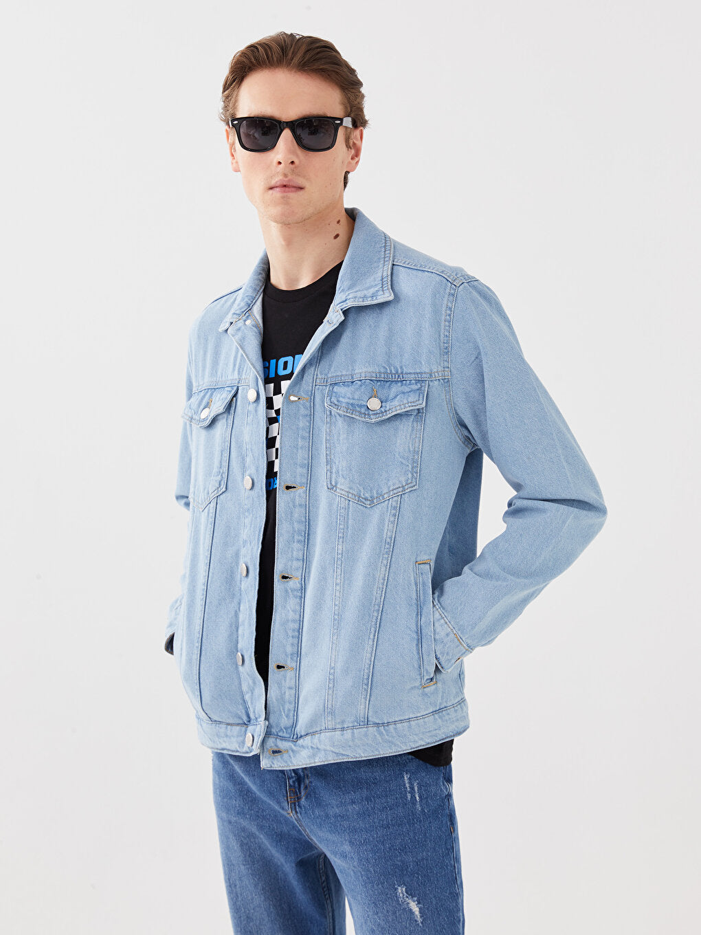 Standard Fit Men's Jean Jacket