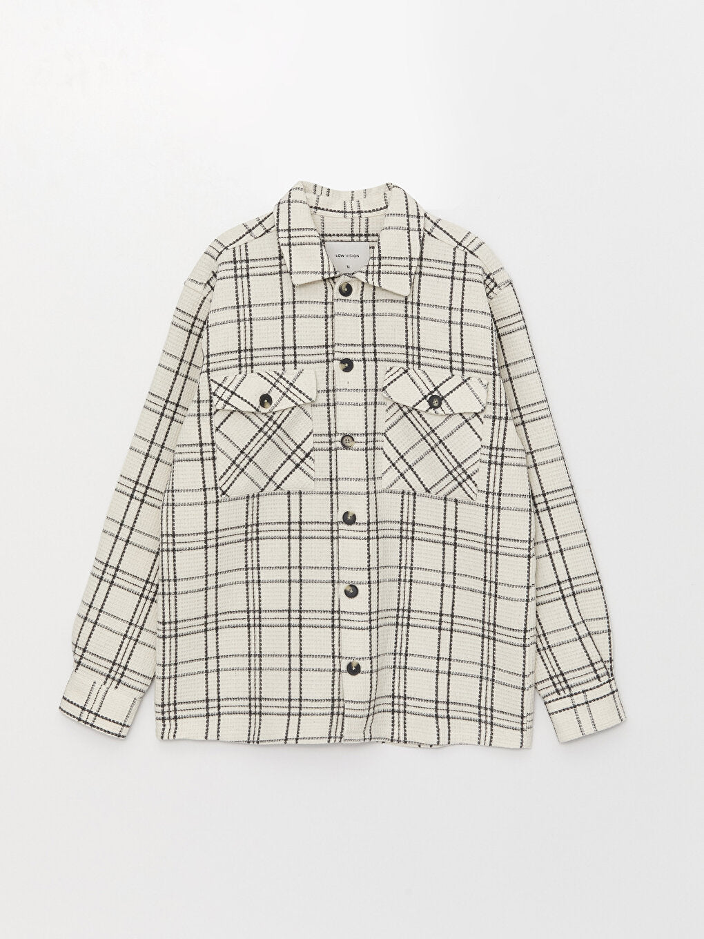 Regular Fit Long Sleeve Plaid Men's Lumberjack Shirt Jacket