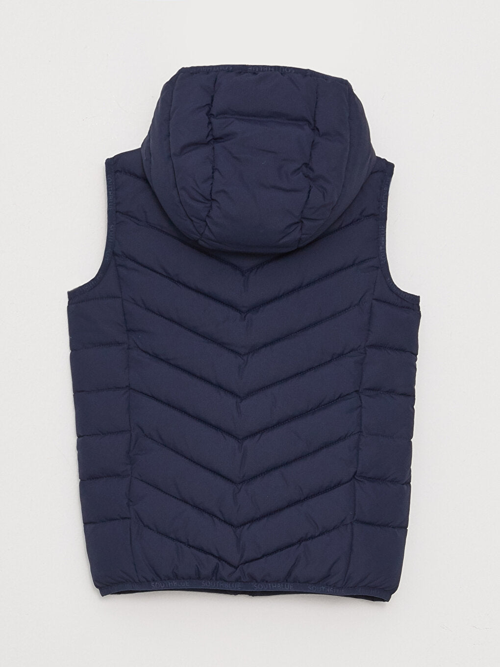 Hooded Basic Boys Puffer Vest