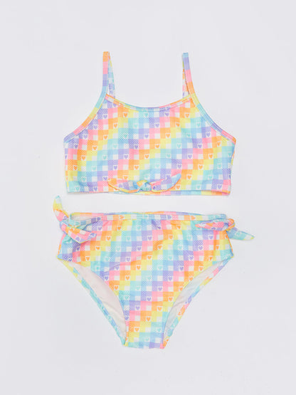 Patterned Girl's Bikini