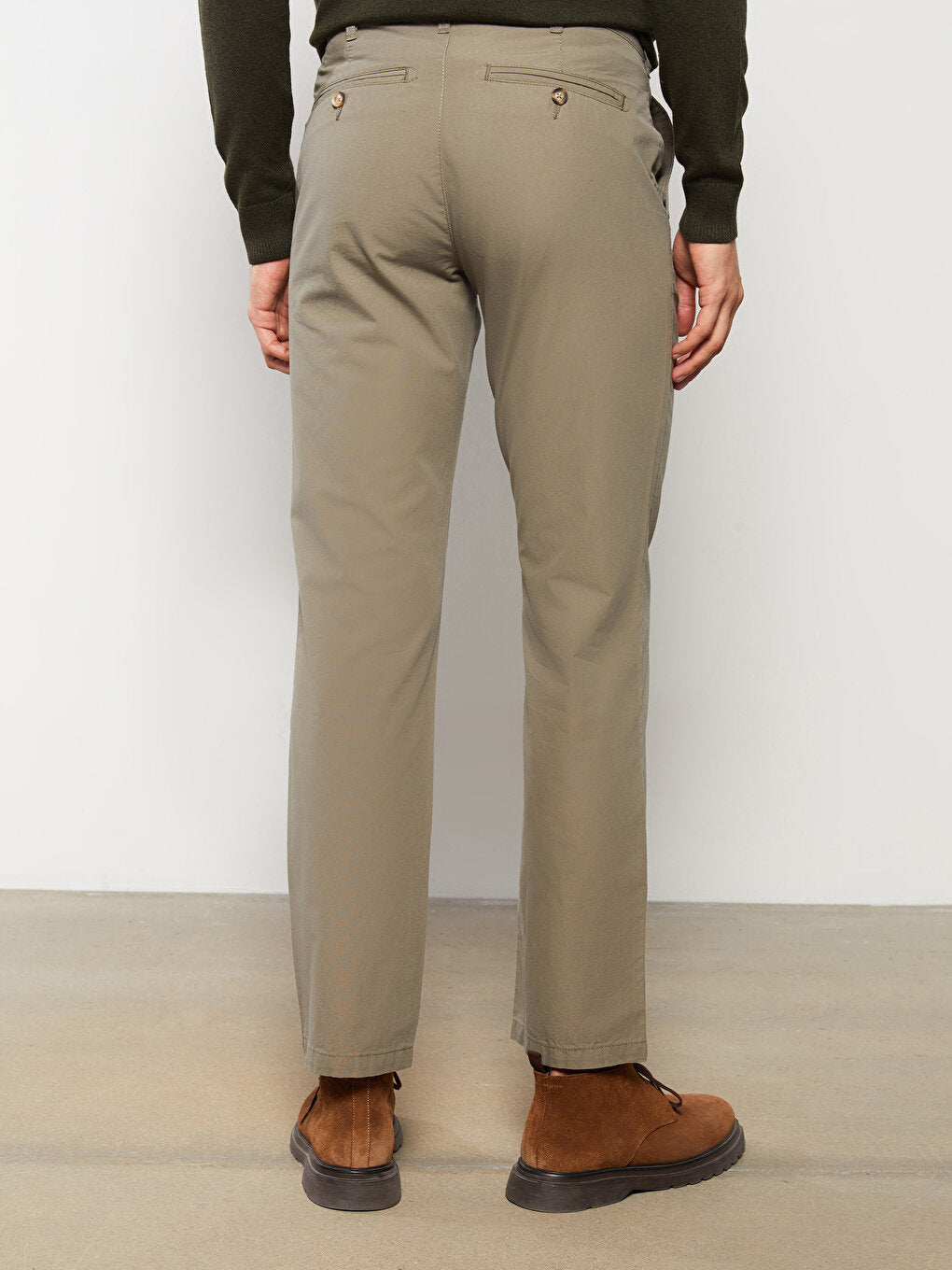 Wide Fit Men's Chino Trousers