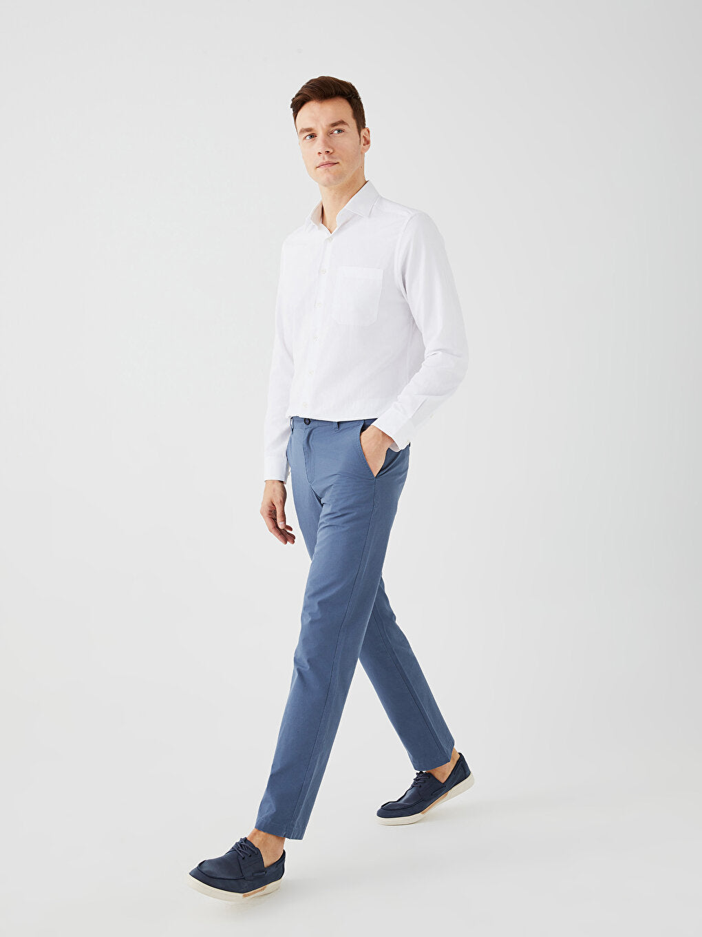 Wide Fit Men's Chino Trousers