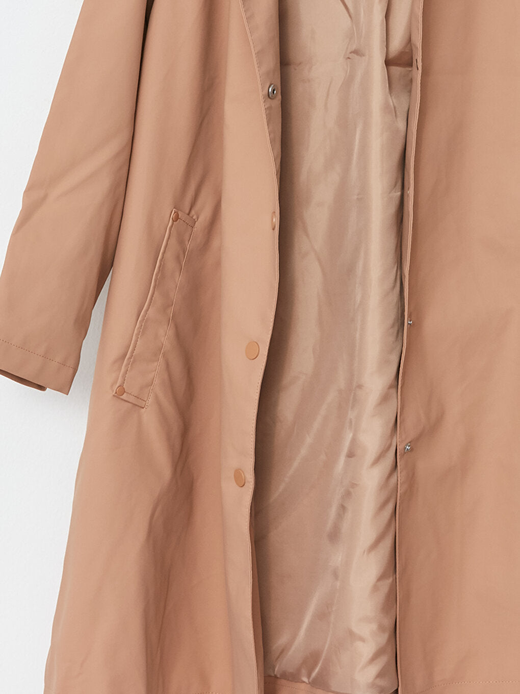 Women's Hooded Plain Raincoat