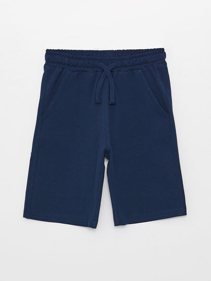 Basic Boys' Shorts with Elastic Waist