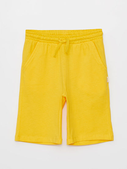 Basic Boys' Shorts with Elastic Waist