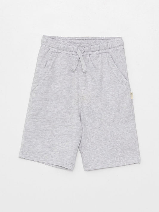 Basic Boys' Shorts with Elastic Waist