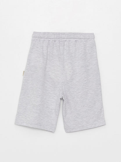 Basic Boys' Shorts with Elastic Waist