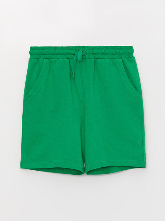 Basic Boys' Shorts with Elastic Waist