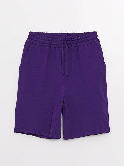 Women's Elastic Waist Straight Shorts