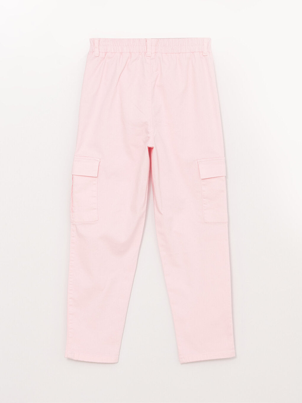 Gabardine Girl's Trousers with Elastic Waist