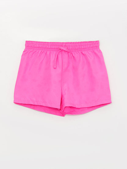 Girls' Swim Shorts with Elastic Waist